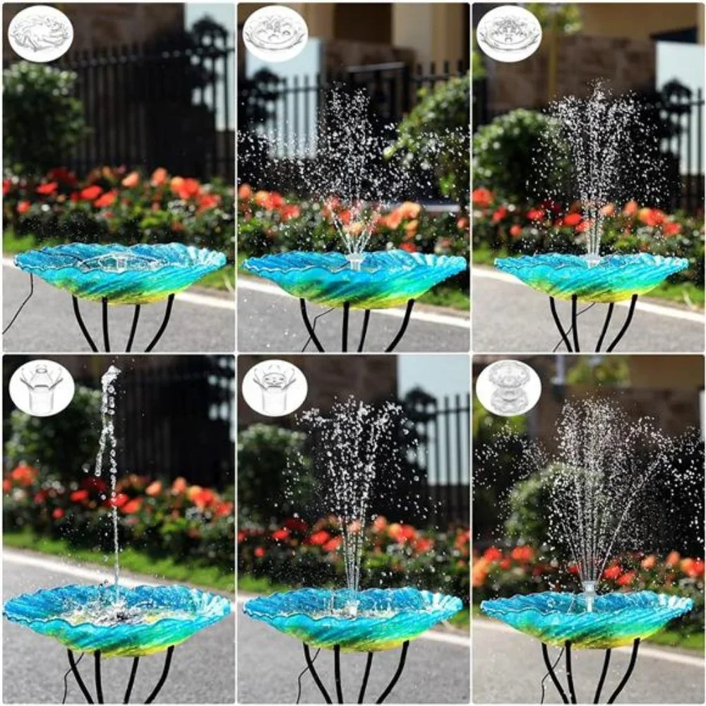3.5W Solar Fountain Pump for Water Feature Outdoor DIY Solar Bird Bath Fountain